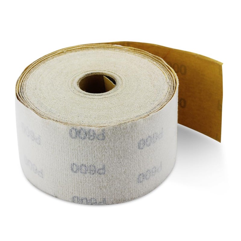 BHA Gold Longboard Hook & Loop Continuous Sanding Roll, 2-3/4" x 20 Yard - Durable, Cut-to-Size, Aluminum Oxide Sandpaper Sheets, Loading & Clog Resistant Gold Stearate Coating - 320 Grit - Image 3